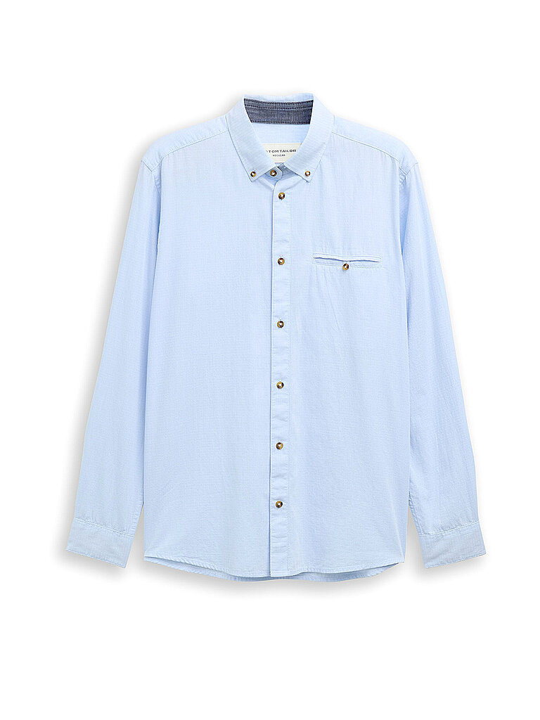Tom Tailor Shirt Blue Stripy Structure XXL 9